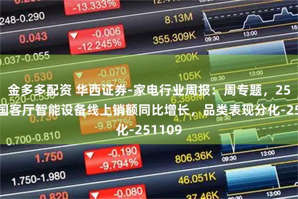 金多多配资 华西证券-家电行业周报：周专题，25Q3中国客厅智能设备线上销额同比增长，品类表现分化-251109