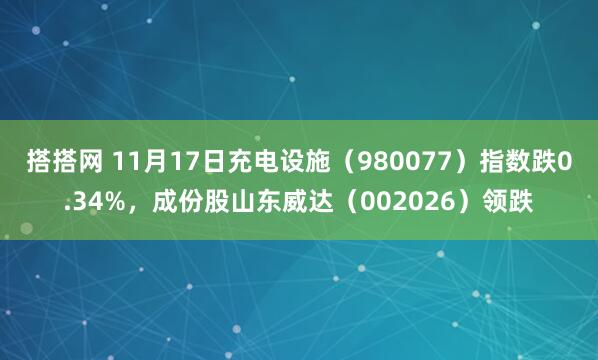 搭搭网 11月17日充电设施（980077）指数跌0.34%，成份股山东威达（002026）领跌